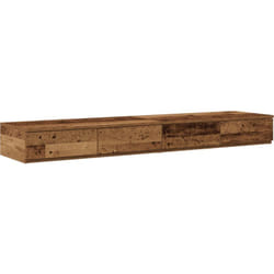 Tiroirs de lit en bois vintage 160x36,5x16,5 cm en bois reconstitué Vidaxl