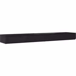 Cette table de chevet combine style moderne et praticité. Avec sa finition en chêne noir lisse et ses lignes épurées, elle es ...