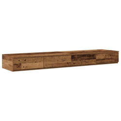 Tiroirs de lit avec tiroir Bois ancien 135 x 36.5 x 16.5 cm Vidaxl