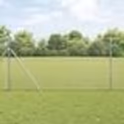 vidaXL Clôture en fil métallique soudé 1,2x10 m en acier galvanisé.