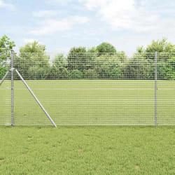 vidaXL Clôture en fil métallique soudé 1,2x25 m en acier galvanisé