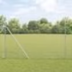 vidaXL Clôture en fil soudé, 1.5x50 m en acier galvanisé
