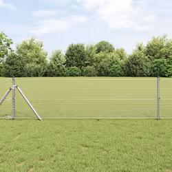 vidaXL Clôture en fil de fer soudé 0,5x100 m en acier galvanisé