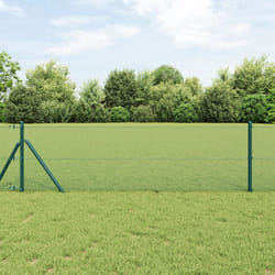 vidaXL Clôture en fil soudé vert 1,2 x 25 m en acier