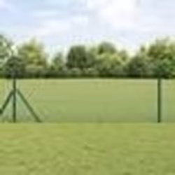 vidaXL Clôture en fil soudé verte 0,8x50 m en acier