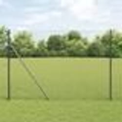 vidaXL Clôture en fil soudé Grise (1,6 x 25 m) en acier