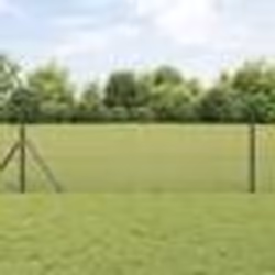 vidaXL Clôture en fil soudé Gris 0,6x50 m en acier