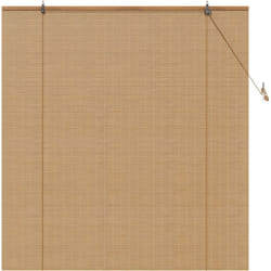 Stores et Occultants Marron Clair 140 x 160 cm Bambou vidaXL