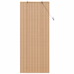 Ces stores en bambou enroulables combinent la simplicité moderne avec la touche terreuse du bambou, transformant votre espace ...