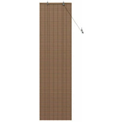 Store de Fenêtre avec des rideaux Marron 60 x 220 cm Bambou Vidaxl