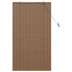 Ce store en bambou enroulable apporte une touche d'élégance et de sérénité à n'importe quelle pièce avec son design moderne e ...