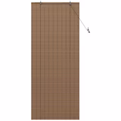 Ce store en bambou enroulable apporte une touche d'élégance et de sérénité à n'importe quelle pièce avec son design moderne e ...