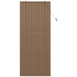 Vidaxl - Store de Fenêtre avec des rideaux Marron 90 x 220 cm Bambou