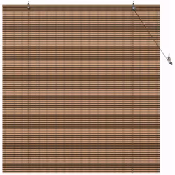Ce store en bambou enroulable apporte une touche d'élégance et de sérénité à n'importe quelle pièce avec son design moderne e ...