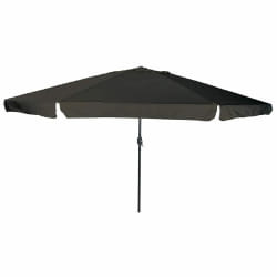 vidaXL Parasol Extérieur - 394 cm - Noir