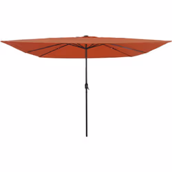 Ce Grand Parasol Terracotta est un super ajout à votre espace extérieur, offrant une ombre fraîche et du confort pendant les  ...