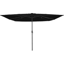Vidaxl - Parasol de jardin Noir 295 x 295 x 245 cm Polyester, Acier