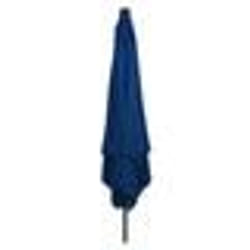 vidaXL Parasol de jardin avec des lumières LED, 295 x 245 cm, en bleu azur.