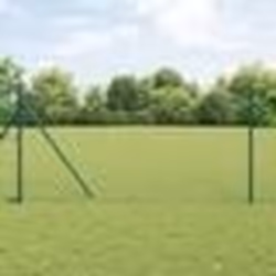 vidaXL Clôture Euro Verte 1x10 m en acier
