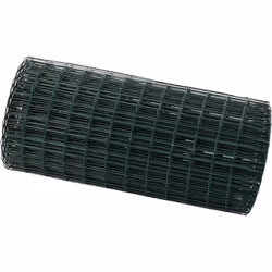Cette clôture Euro en fer avec PVC a une belle couleur verte qui s'intègre facilement dans n'importe quel espace extérieur. E ...
