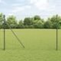 vidaXL Clôture Euro gris 1,5x10 m en acier
