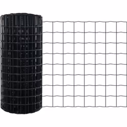 Cette clôture Euro en fer revêtue de PVC est robuste et élégante pour délimiter des zones dans votre jardin ou sur les fermes ...