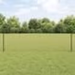vidaXL Poteaux de clôture argentés 44 pcs Gris 100 x 0.6 m