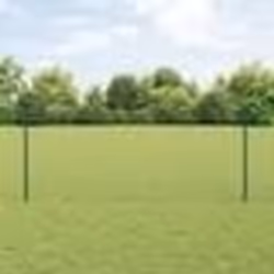 vidaXL Clôture Euro avec 5 Piquets Verts 1x10 m Acier
