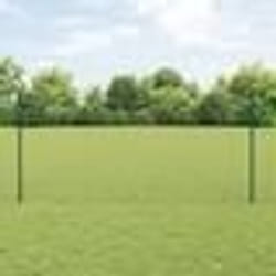vidaXL Clôture Euro avec 5 poteaux en U Verte 1,2x10 m en Acier