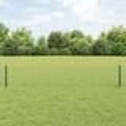 vidaXL Clôture Euro avec 11 poteaux vert 0,4x25 m en acier