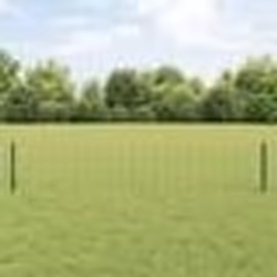 vidaXL Clôture Euro avec 11 poteaux verts 0,4x25 m en acier