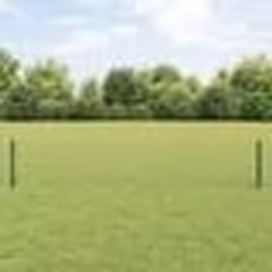 vidaXL Clôture Euro avec 22 poteaux verts 0,4x50 m en acier