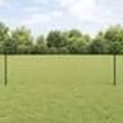 vidaXL Clôture Euro avec 5 poteaux en U Verte 0,6x10 m en Acier