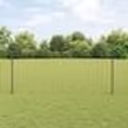 vidaXL Ensemble de Clôture de Jardin Pack de 2 Gris Acier enduit de poudre