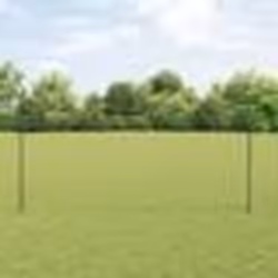 vidaXL Clôture Euro avec 10 poteaux gris 1,5x10 m en acier