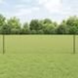 vidaXL Clôture Euro avec 11 Piquets U Grise 0.6x25 m Acier