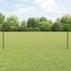 vidaXL Clôture Euro avec 11 poteaux en U Grise 0,6x25 m Acier