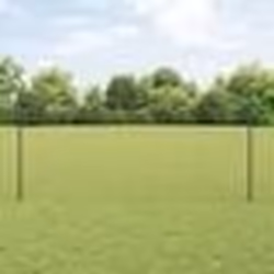 vidaXL Clôture Euro avec 22 poteaux en U Gris 1,2x25 m Acier