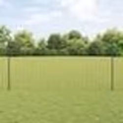 vidaXL Clôture Euro avec 22 poteaux gris 1,2x25 m en acier