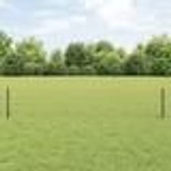 vidaXL Clôture Euro avec 22 poteaux U Gris 0,4x50 m Acier