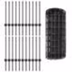vidaXL Clôture Euro avec 22 poteaux gris 0,6x50 m en acier