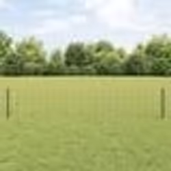 vidaXL Clôture Euro avec 22 poteaux gris 0,4x50 m en acier