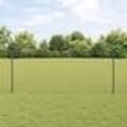 vidaXL Clôture Euro avec 10 poteaux gris 1x10 m en acier
