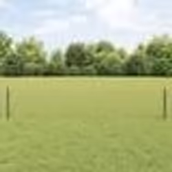 vidaXL Clôture Euro avec 11 poteaux U Gris 0,4x25 m Acier