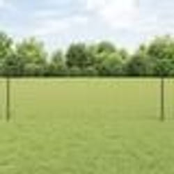 vidaXL Clôture Euro avec 11 poteaux U Grise 0,6x25 m Acier