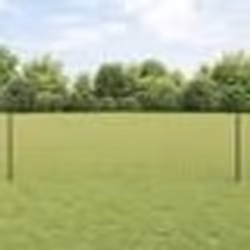 vidaXL Clôture Euro avec 11 poteaux U Gris 0,8x25 m Acier