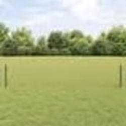 vidaXL Clôture Euro avec 22 poteaux gris 0,4x50 m en acier