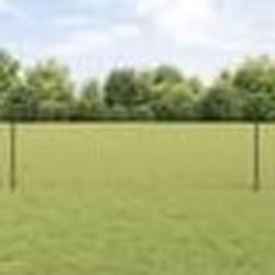 vidaXL Clôture Euro avec 22 poteaux Gris 0,6x50 m Acier