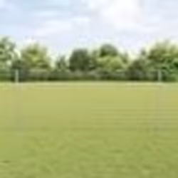 vidaXL Clôture Euro avec 10 poteaux Argent 1x10 m Acier