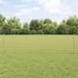 vidaXL Clôture Euro avec 11 poteaux en U Argent 0,6x25 m Acier